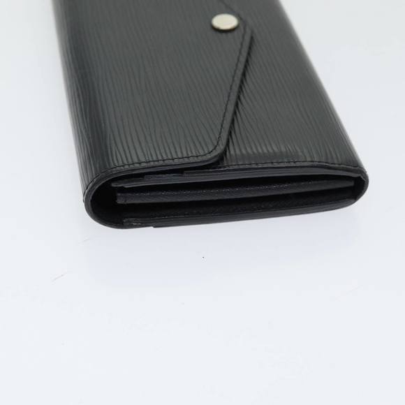 LOUIS VUITTON Epi Portefeuille Sarah Long Wallet Black M63742 LV Auth am6807 - Picture 4 of 16